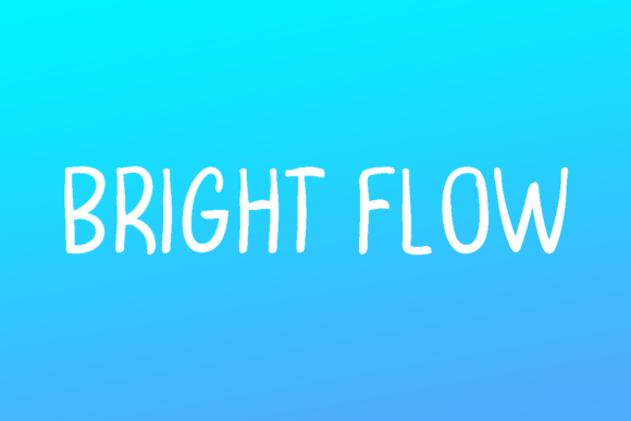 Bright Flow: The Handwritten Font Made for Makers