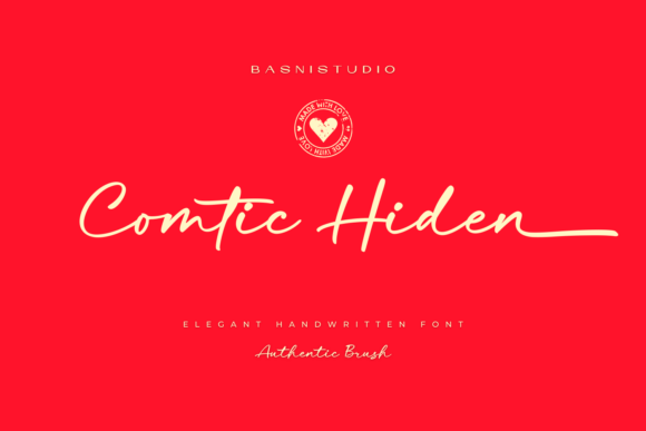 Comtic Hiden: A Font of Fluid Editorial Character