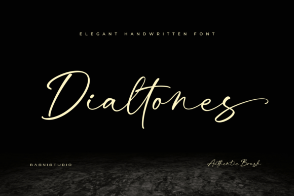 Dialtones Font: Elevate Your Brand with Sophisticated Script