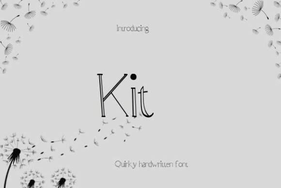 Kit: A Handwritten Font for Discerning Editorial Design