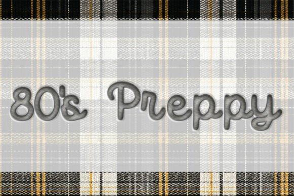 My Small Business Branding Secret: The 80s Preppy Font