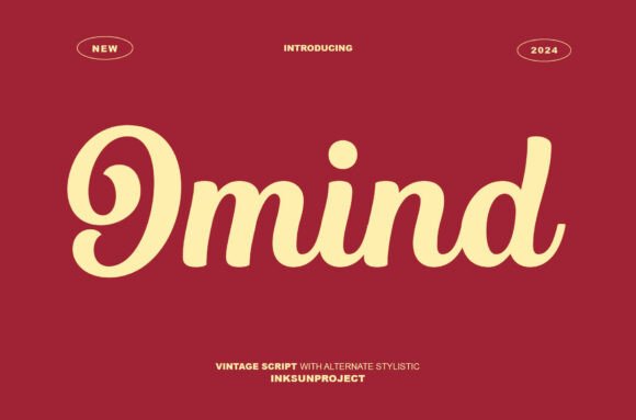 Omind: A Premium Vintage Script Font for Your Craft Business