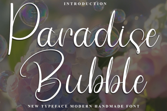 Paradise Bubble: A Festive Font for Web Design