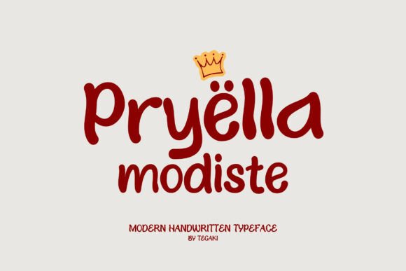 Pryella Modiste: An Elegant Font for Modern Brand Voices