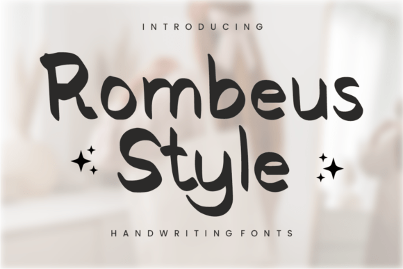 Rombeus Style: A Modern Geometric Font for Editorial Impact