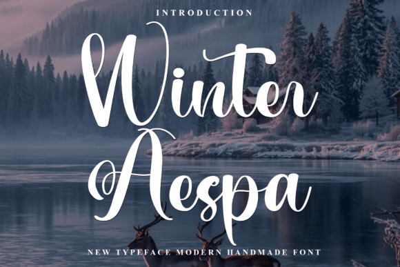 Winter Aespa: A Campaign Font Built for Warmth and Clarity